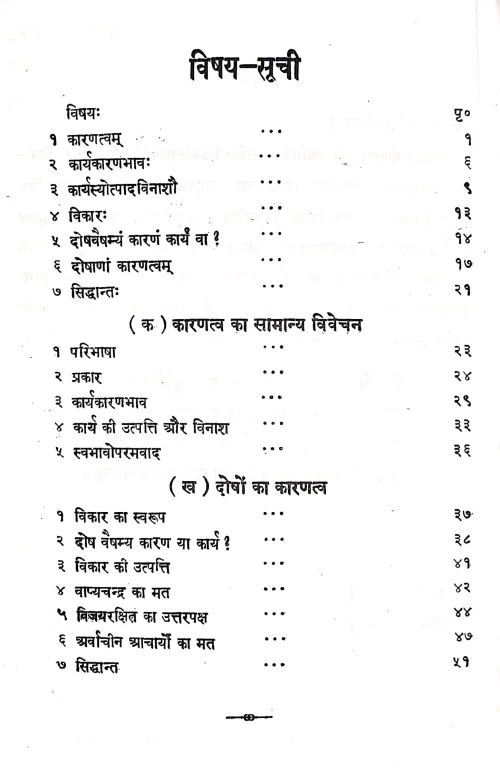 Dosh Karantatva Mimansa